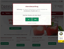 Tablet Screenshot of drinkology.de